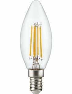 LED E14 Fila Candle C35x100 230V 470Lm 4.7W 927 AC Clear Dim