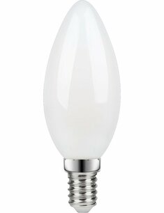 LED E14 Fila Candle C35x100 230V 250Lm 3W 827 AC Milky Frosted Dim LED E14 Fila Candle C35x100 230V 250Lm 3W 827 AC Milky Frosted Dim