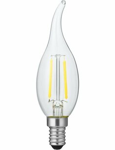 LED E14 Fila Tip Candle C35x120 230V 140Lm 1.5W 922 AC Clear Dim LED E14 Fila Tip Candle C35x120 230V 140Lm 1.5W 922 AC Clear Dim