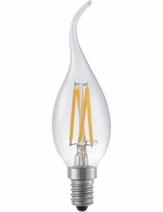LED E14 Fila Tip Candle C35x120 230V 320Lm 4W 925 AC Clear Dim LED E14 Fila Tip Candle C35x120 230V 320Lm 4W 925 AC Clear Dim