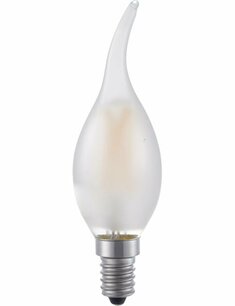 LED E14 Fila Tip Candle C35x120 230V 320Lm 4W 925 AC Frosted Dim LED E14 Fila Tip Candle C35x120 230V 320Lm 4W 925 AC Frosted Dim