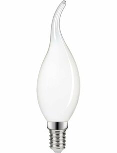 LED E14 Fila Tip Candle C35x120 230V 470Lm 5W 827 AC Milky Frosted Dim LED E14 Fila Tip Candle C35x120 230V 470Lm 5W 827 AC Milky Frosted Dim