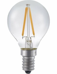 LED E14 Fila Ball G45x75 230V 120Lm 2W 925 AC Clear Dim LED E14 Fila Ball G45x75 230V 120Lm 2W 925 AC Clear Dim