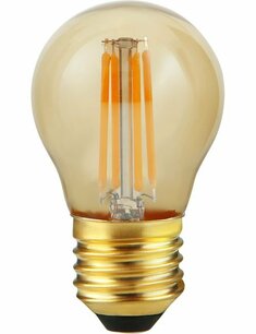 LED E27 Fila Ball G45x75 230V 260Lm 4W 922 AC Gold Dim
