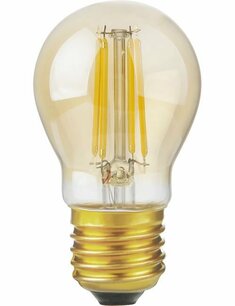 LED E27 Fila Ball G45x80 230V 470Lm 4.7W 922 AC Gold Dim