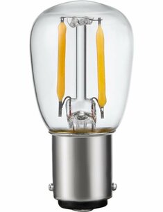 LED Ba15d Fila Pygmy P26x56 230V 140Lm 1.5W 925 AC Clear Non-Dim LED Ba15d Fila Pygmy P26x56 230V 140Lm 1.5W 925 AC Clear Non-Dim