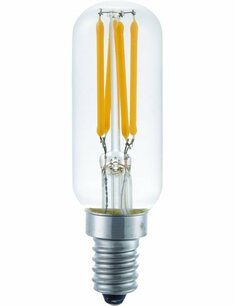 LED E12 Fila Tube T25x95 120V 300Lm 3W 2700K 927 AC Clear Dim LED E12 Fila Tube T25x95 120V 300Lm 3W 2700K 927 AC Clear Dim
