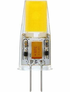LED G4 COB T12x37 12V 260Lm 2W 827 AC/DC Clear Dim LED G4 COB T12x37 12V 260Lm 2W 827 AC/DC Clear Dim