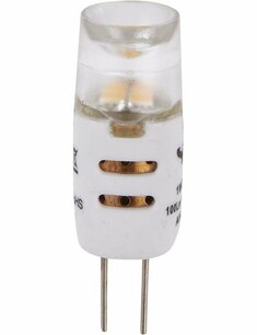 LED G4 T10x32 12V 100Lm 1W 827 170° AC/DC Dim Clear BL LED G4 T10x32 12V 100Lm 1W 827 170° AC/DC Dim Clear BL