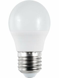LED E27 Ball G45x80 100-240V 320Lm 3W 830 160° AC/DC Opal Non-Dim