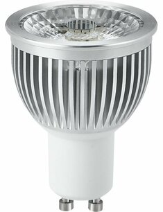 LED GU10 MR16 PMMA 50x65 230V 400Lm 5W 827 38° AC Silver Dim LED GU10 MR16 PMMA 50x65 230V 400Lm 5W 827 38° AC Silver Dim