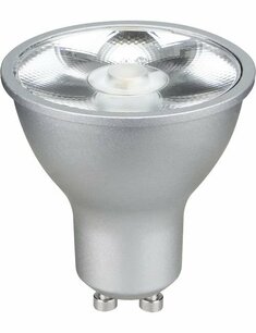 LED GU10 MR16 50x55 230V 430Lm 6W 927 17° AC Silver Dim