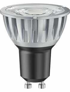 LED GU10 MR16 50x57 230V 480Lm 6.5W 927 10° AC Silver Dim