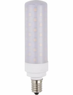 LED E14 Tube T29x118 230V 1050Lm 10W 930 AC/DC Opal Dim