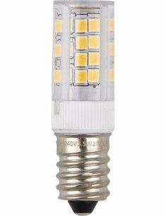 LED E14 Tube T17x53 230V 330Lm 3.5W 827 AC Clear Triac-Dim
