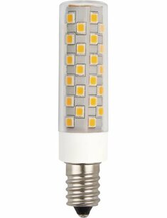 LED E14 Tube T18x80 230V 840Lm 6W 830 AC/DC Clear Dim