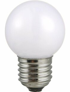 LED E27 Ball G45x68 230V 100Lm 2W 830 320° AC Opal Non-Dim
