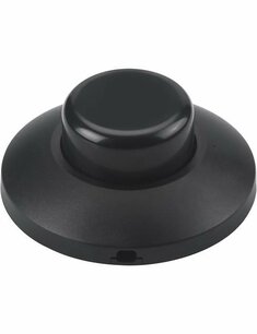 Rotary Foot Dimmer Trailing Edge LED 0-75W Black