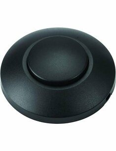 Push Foot Dimmer Trailing Edge LED 0-100W Black