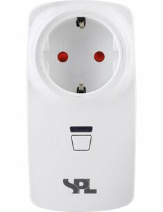 Plug In Dimmer Trailing Edge LED 0-75W White Plug In Dimmer Trailing Edge LED 0-75W White