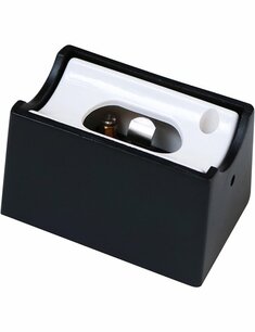 Lamp holder S14s metal housing black set of 2pcs