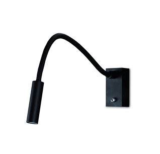 MAXLIGHT W0046 Wandlamp RIDER Zwart