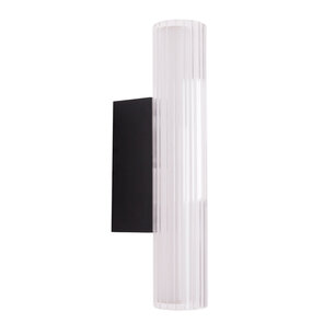 MAXLIGHT W0363 Wandlamp FAYETTE 31CM 6W IP44 3000K Zwart