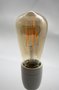 Led Filament lamp ST64-4W Amber Recht