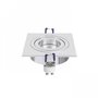 Inbouwspot Pasadena Vierkant Aluminium GU10