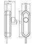 SPL Led Snoerdimmer Zwart 0-25W