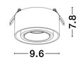 Inbouwspot Brook Rond GU10 Wit