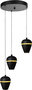 Hanglamp Kobe 3 Zwart