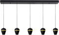 Hanglamp Kobe 5 Zwart