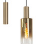 Hanglamp Perugia 5 + Glas Recht Goud