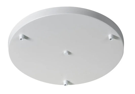 ETH Plafondplaat Wit met 3 gaten 35cm