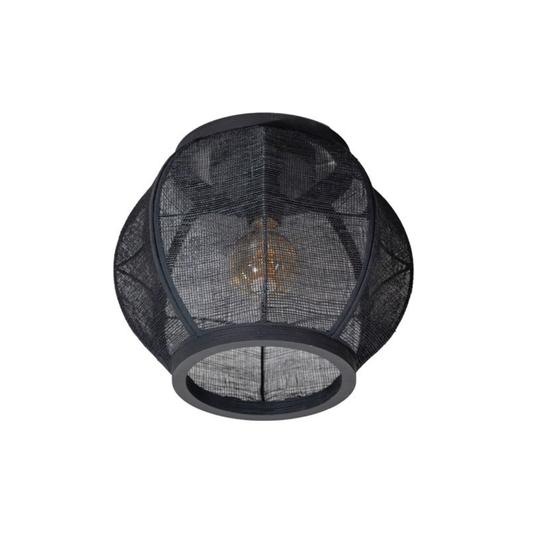 ETH Plafondlamp Fabric Zwart