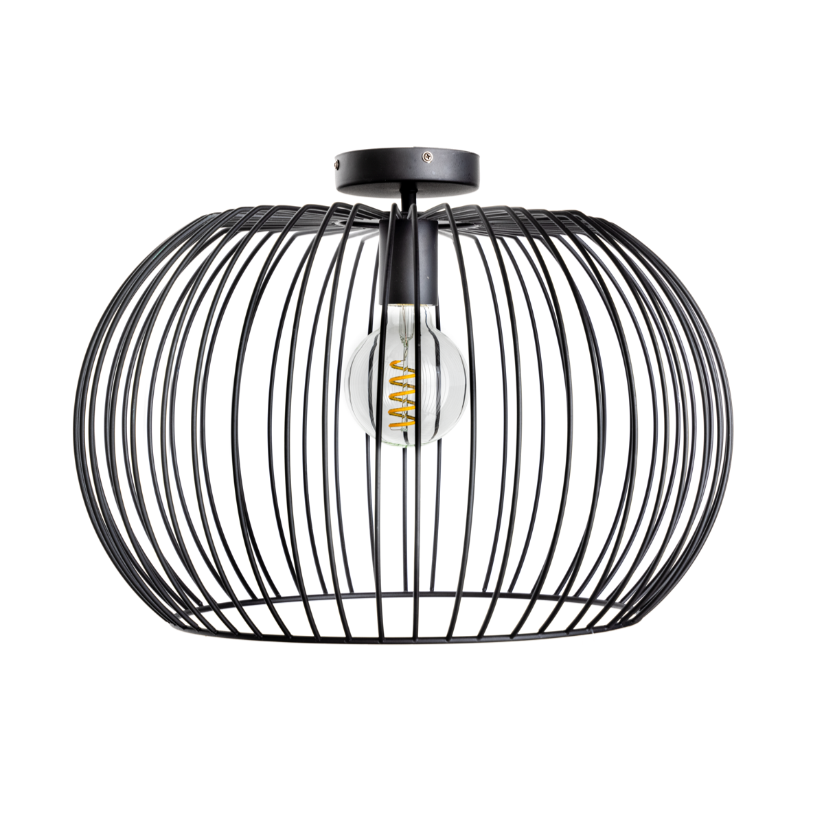 ETH Plafondlamp Wire Zwart L