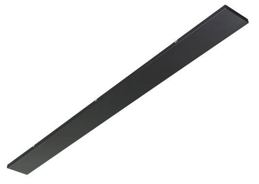 ETH Plafondplaat Zwart zonder gaten 180 x 15cm