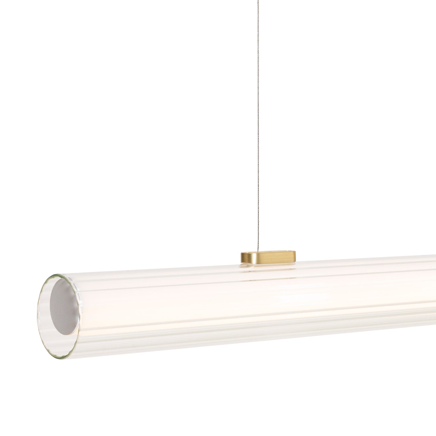 Maxlight P0622 Hanglamp Fayette 121Cm 20W  3000K Goud Ip44