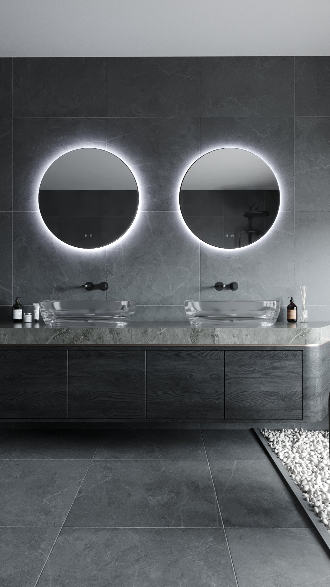 Maxlight W0387 Mirror Okr?g ?80 Cm Frameloos Spiegel