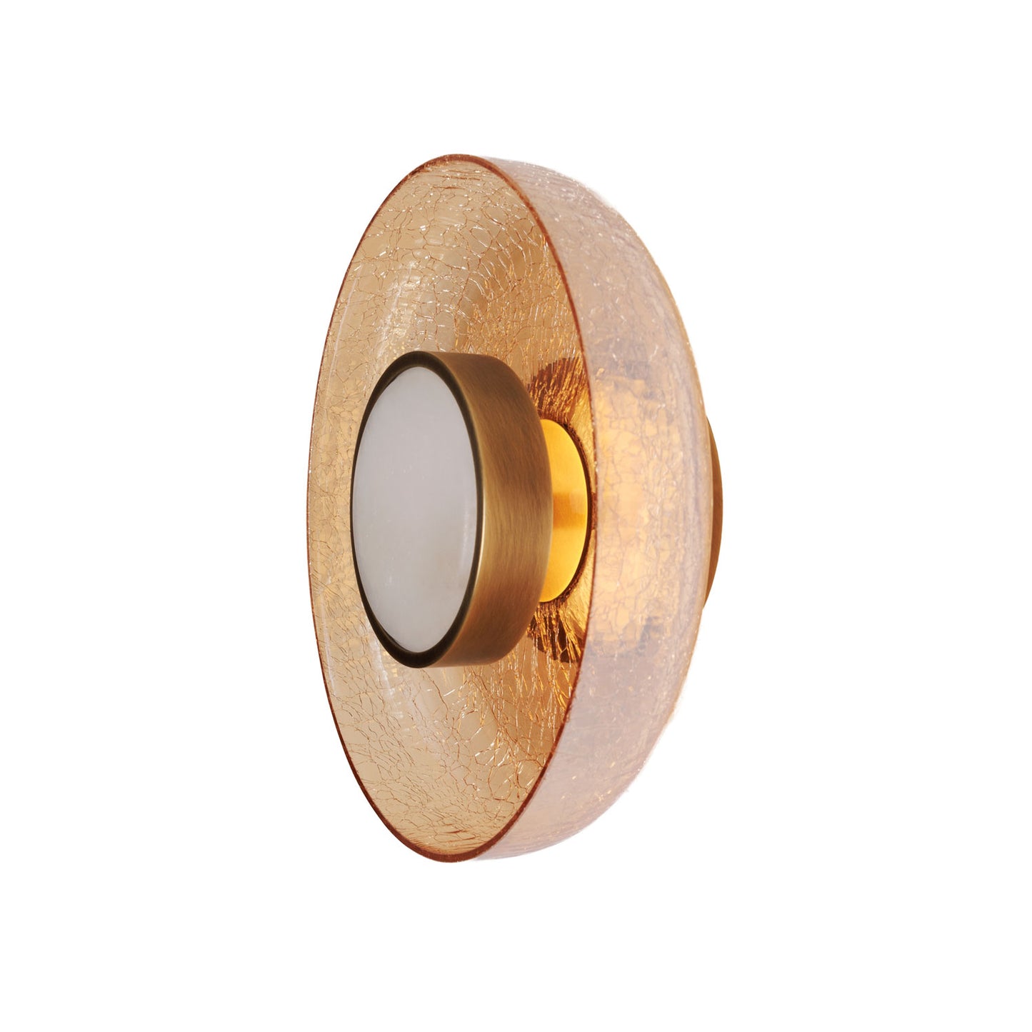 Maxlight W0352 Wandlamp Signature 22Cm  Amber Glas