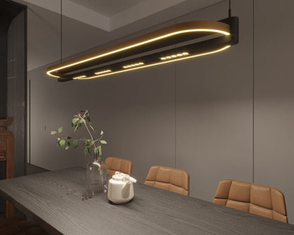Maxlight P0553 Hanglamp Singapur Ovaal