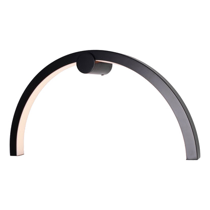 Maxlight W0334 Wandlamp Trio Arc Mat Zwart Ip44