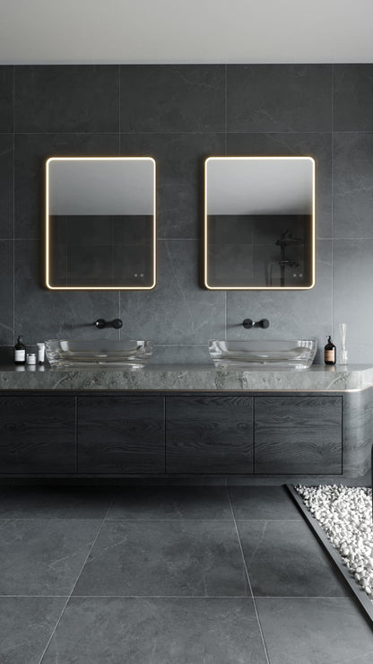 Maxlight W0384 Mirror Rechthoekig 76X91Cm Zwart Spiegel
