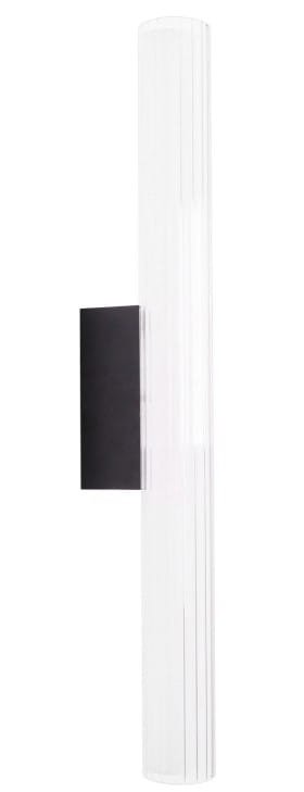 Maxlight W0365 Wandlamp Fayette 61Cm 12W Ip44 3000K Zwart