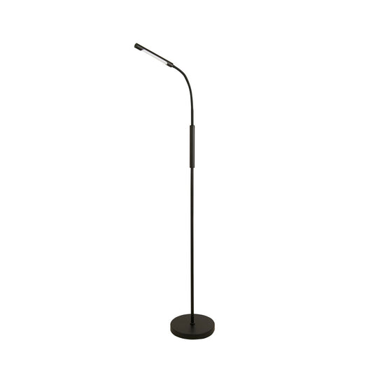 Searchlight Plume Oplaadbaar Led Vloerlamp Zwart