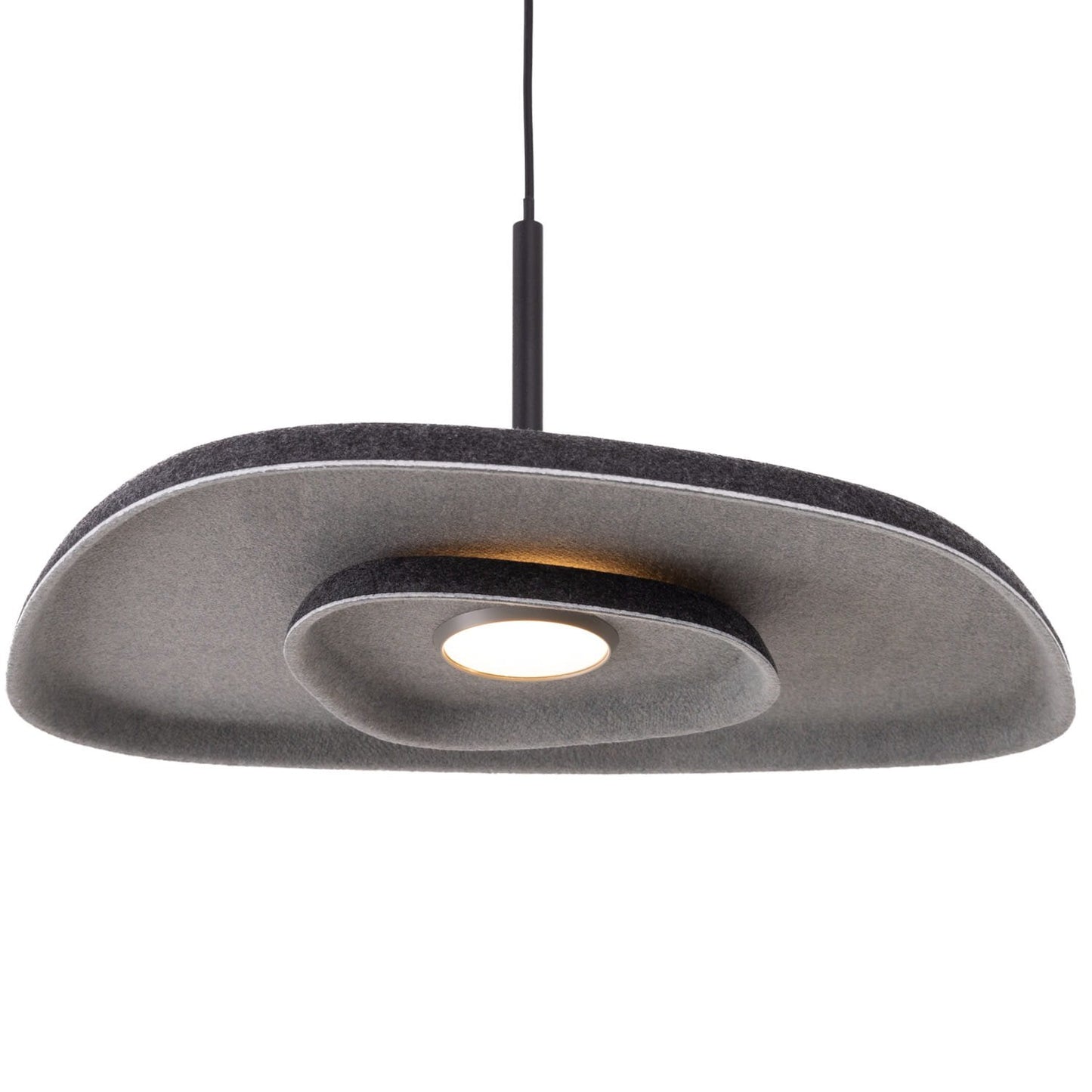 Maxlight P0560 Hanglamp Deux Zwart&Grijs