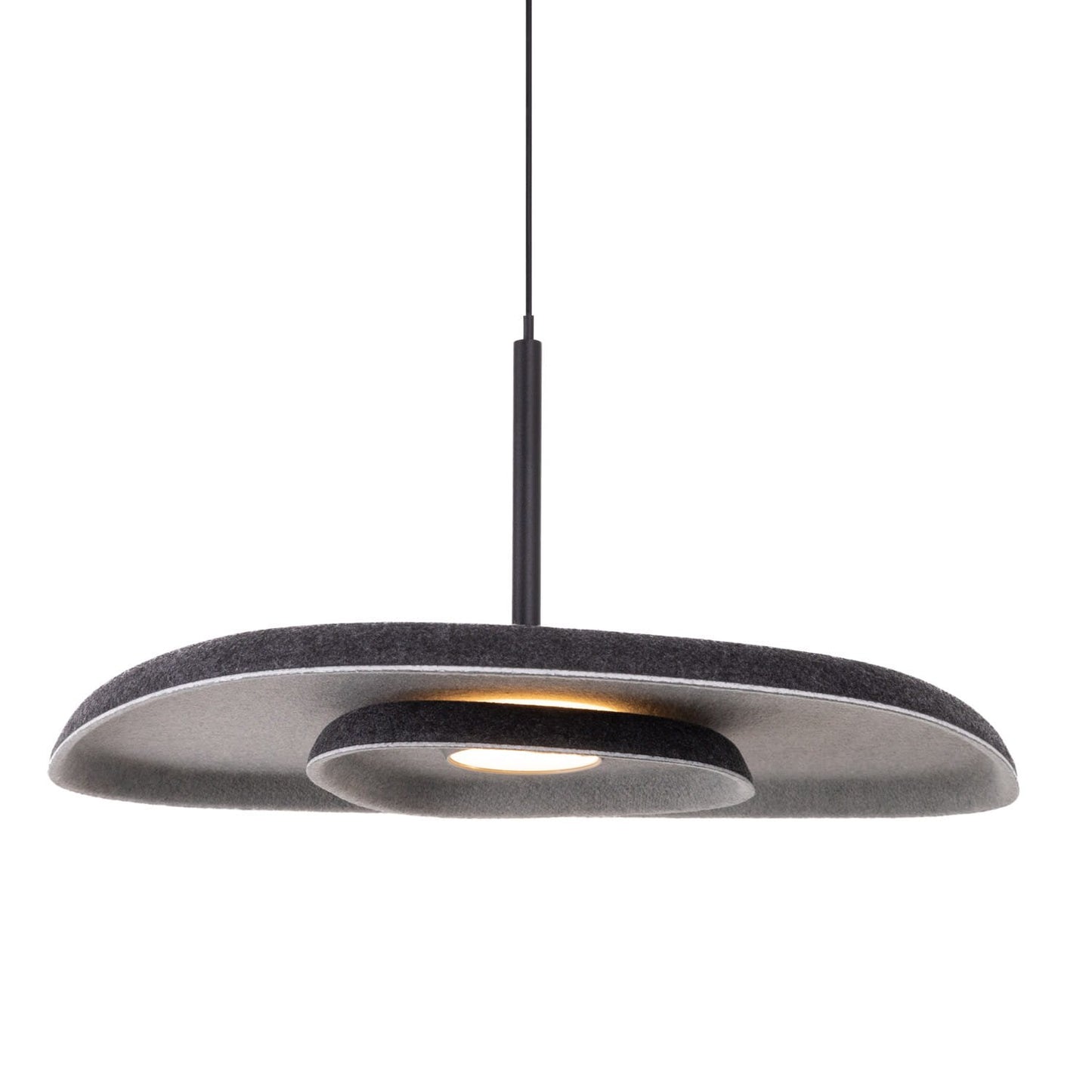 Maxlight P0560 Hanglamp Deux Zwart&Grijs