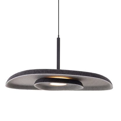 Maxlight P0560 Hanglamp Deux Zwart&Grijs