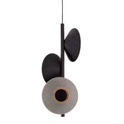 Maxlight P0562 Hanglamp Puro Zwart&Grijs